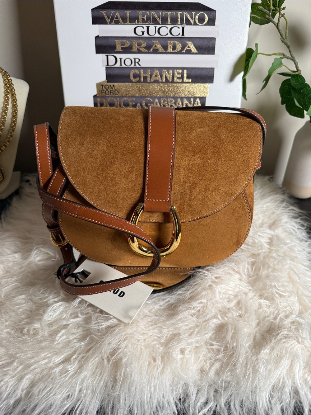 Staud NWTs Bella Saddle Bag